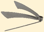 Щипцы для углей MIY (серебряные, широкие)