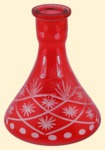 Колба для кальяна Резная (красная)
