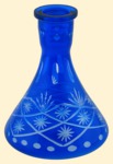 Колба для кальяна Резная (синяя)