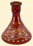 Колба для кальяна Резная (коричневая)