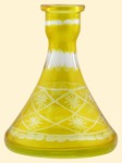 Колба для кальяна Резная (желтая)