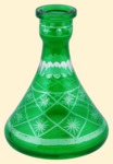 Колба для кальяна Резная (зелёная)